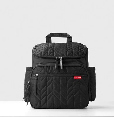 Skip Hop Forma Travel Carry All Diaper Backpack with Insulated Bag - Black - Image 1 of 4