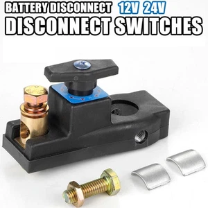 Interruptor de desconexión de batería de latón 12V 24V aislador de corte para RV camión coche barco - Imagen 1 de 8