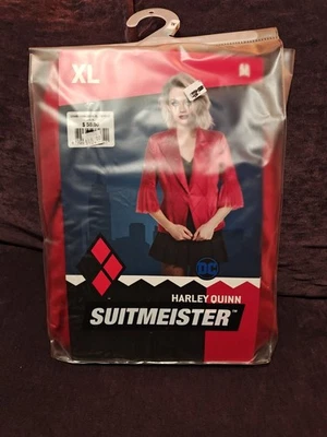 Chaqueta Blazer Suitmeister Adulto Harley Quinn Roja Halloween/Cosplay Talla XL #4423 Foto 1 de 3