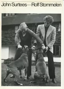John Surtees - Rolf Stommelen deutsche Werbebroschüre von Ford 1971 - Bild 1 von 1