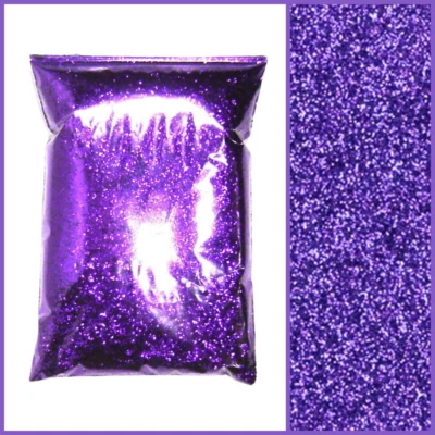 1 lb (454 g) púrpura brillante 0,025" escama de metal, aditivo de pintura grande de grado automático Foto 1 de 4