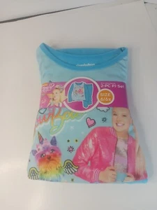 NEW GIRLS JOJO SIWA 2 PIECE FLANNEL PAJAMAS SET SIZE 6/6X - Picture 1 of 3