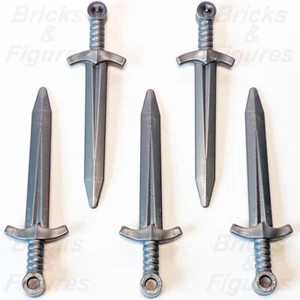Castle LEGO® 5 x Greatsword Knight Swords Blades Minifigure Weapon Part 66964 - Picture 1 of 3