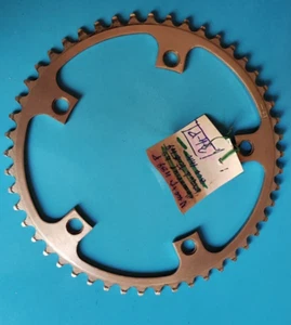 CHAINRING NO BRAND LIGHT ALLOY 49 TEETH 144 BCD USABLE INGRANAGGIO BICI - Picture 1 of 8