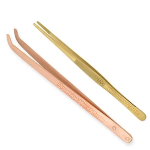 Copper & Brass Tweezers Tongs for acid Pickling Solution Tools Prestige 2 Pcs - Picture 1 of 3