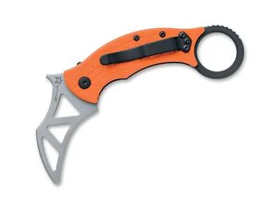 Fox Knives Tribal K Training G10 Orange Übungsmesser Karambit ✔️ 01FX996