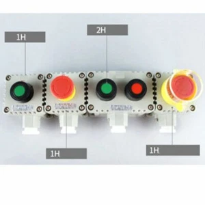 LA53self-reset explosion-proof button indicator box start control emergency stop - Picture 1 of 12