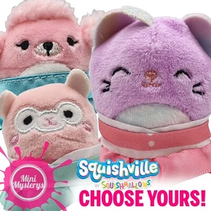 Squishmallows Squishville Series 1 *CHOOSE YOURS* Unicorn Poodle Caticorn Alpaca - Picture 1 of 5