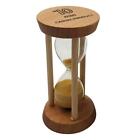 10 Minutes Wooden Frame Sand Timer with Yellow Sand Hourglass Home Decor