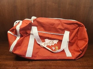 Bolsa de viaje vintage Coca Cola Duffle gimnasio, Brasil 2014 Copa Mundial FIFA - Imagen 1 de 5