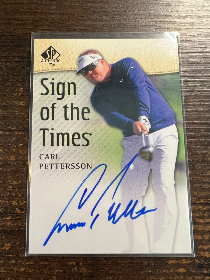 A131.273 - 2014 SP Auténtico Sign of the Times #SOTTCP Carl Pettersson Automático Foto 1 de 1