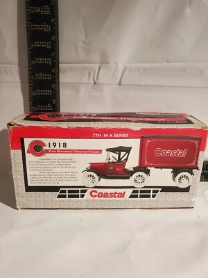 Ertl Ford Runabout Tractor-Trailer Coastal Bank New still in plastic wrap/ box - Image 1 of 4