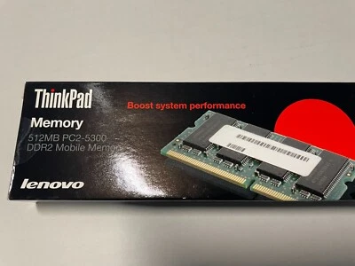 IBM LENOVO 512MB DDR2 THINKPAD MEMORY - NEW - Image 1 of 3