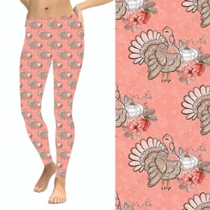 Leggings para mujer de calabaza de pavo de Acción de Gracias con bolsillos TC talla grande 12-20 - Imagen 1 de 2