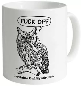 Reizeulensyndrom ""F**k Off"" -- Lustiger unhöflicher Witz Geschenk Keramik Kaffee, Teebecher - Bild 1 von 3
