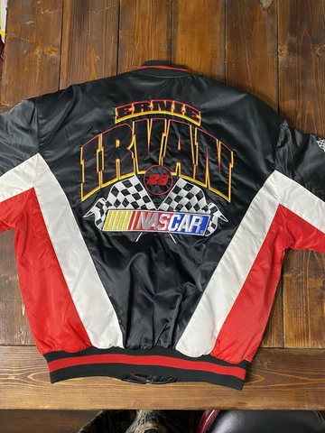 Vintage Nacar Jacket NWT Ernie Irvan Nutmeg Size M 90s Racing Super Rare Texaco Cover