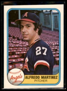1981 Fleer Alfredo Martinez RC #288 California Angels - Picture 1 of 2