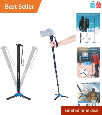 Multi-Functional Camera Monopod with Enhanced Stability - 360° Angle Adjustable - Image 1 of 4