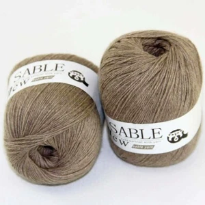 WOOL 2X50gr Super Warm Pure High Cashmere Blankets Rugs Hand Crochet Yarn 08 - Picture 1 of 12