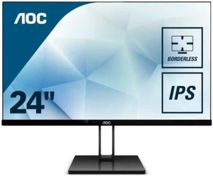 Monitor AOC 24V2Q 23,8" FHD 1920x1080 IPS HDMI DP AMD FreeSync 75Hz 5ms - Imagen 1 de 5