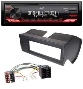 JVC Bluetooth USB DAB MP3 Autoradio für Fiat Panda (bis 2002) - schwarz - Bild 1 von 7