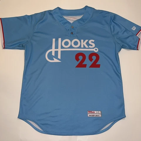Corpus Christi Hooks Fauxback Jersey #22 Size XL EXTREMELY RARE Cover