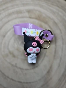 🍀 Llavero Kuromi Sanrio 3D Llavero Cool Sweet Cute Sweet - Imagen 1 de 1