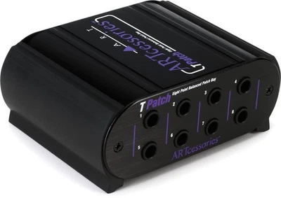 ART TPatch 8-point 1/4" TRS Balanced Patchbay - Image 1 of 4