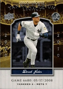 2009 Upper Deck Yankee Stadium Legacy #6680 Derek Jeter - Picture 1 of 1
