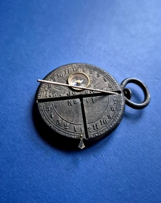 Rare Boussole Cadran Solaire Type Gousset 18ème Siècle France - Photo 1/4