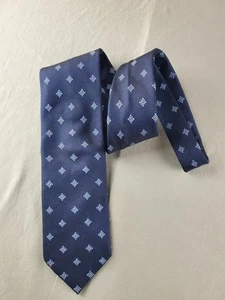Brioni Ties Blue Geometric Silk Italy Classic Luxury Elegant - Picture 1 of 12