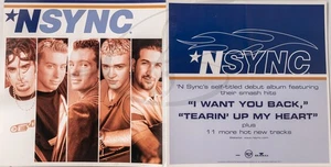 NSYNC Album Cover Promo 12x24 Flat Double Sided Poster - Picture 1 of 4