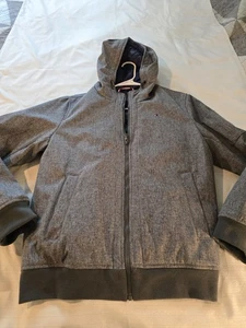 Herren Gr. S Tommy Hilfiger Winter Mantel Jacke Grau Bomber Style Neu ohne Etikett - Bild 1 von 14