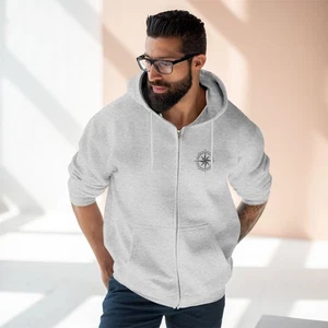 Find Your North Unisex Zip Hoodie - Abenteuer Hoodie, Reisekleidung, Geschenk [...] - Bild 1 von 21