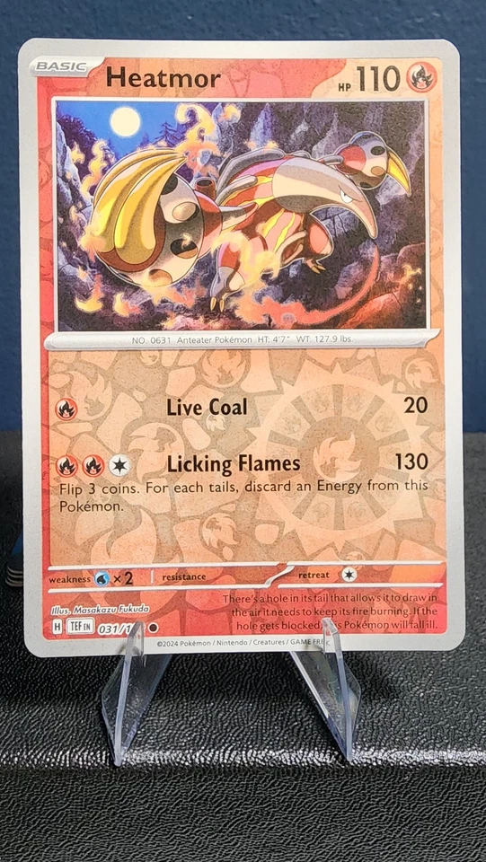 Heatmor Reverse Holo SV05: Temporal Forces 031/162 Near Mint - Image 1 of 1