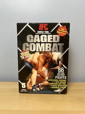 IFC World Tour Caged Combat VHS Box Set 88 Fights Paul Varleans Dan Severn - Image 1 of 4