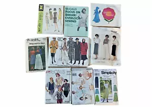Vogue McCall's Butterick Creative Patterns 8 Uncut 9 Different Sewing Patterns - Picture 1 of 3