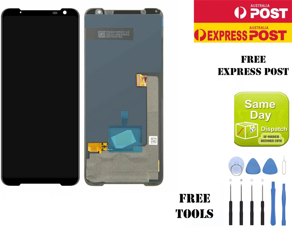 OEM ASUS ROG Phone 3 ZS661KS KL LCD AMOLED DISPLAY+TOUCH SCREEN DIGITIZER BLACK - Image 1 of 1