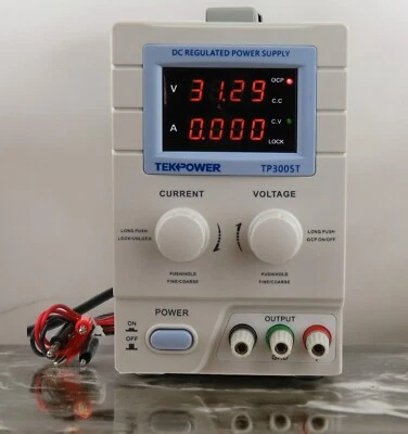 Tekpower TP3005T Linear Power Supply DC Adjustable up to 30 Volts 5 Amps - Image 1 of 4