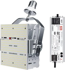 240W LED Shoebox Retrofit Kit Light (1000W MH/HPS/HID) For Tennis Court Square - Picture 1 of 8