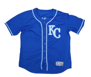 Majestic Kansas City KC Royals #16 Bo Jackson Flex Base Blue Away Jersey 44 - Picture 1 of 7