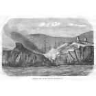 CRIMEAN WAR The Harbour at Balaklava - Antique Print 1854
