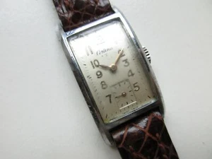 Certina rectangle 1940's watch - KF cal. 251 movement - running - Picture 1 of 5