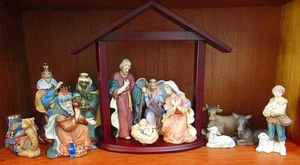 04 Juego de Natividad de Porcelana Firma Kirkland De Colección #75177 Completo en Caja - Imagen 1 de 12