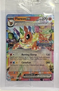 Flareon ex Stamped Promo Pokémon TCG Prismatic Evolutions - SEALED - Picture 1 of 2