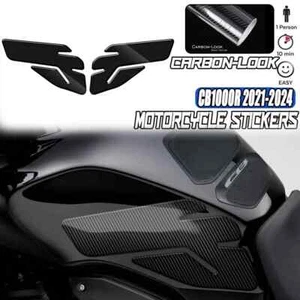 Almohadilla de protección del tanque de combustible de fibra de carbono ABS para Honda CB1000R 2021-2024 2023 - Imagen 1 de 13