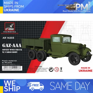 Armory AR14203 - 1/144 - GAZ-AAA Camión de carga soviético Segunda Guerra Mundial Kit de vehículo militar - Imagen 1 de 6