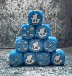 Dol Aramoth, dados personalizados inspirados, ideales para juegos como AOS y El Señor de los Anillos - Imagen 1 de 3