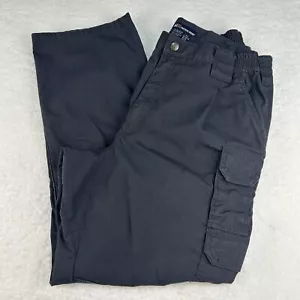 511 Tactical Cargo Pants Men's 36x30 *34x29* Black Straight Leg Cotton Stretch - Picture 1 of 12