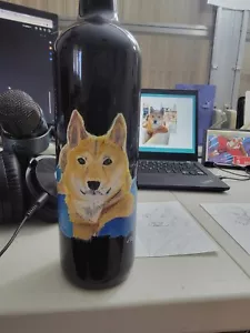 Botella pintada a mano personalizada - Imagen 1 de 7